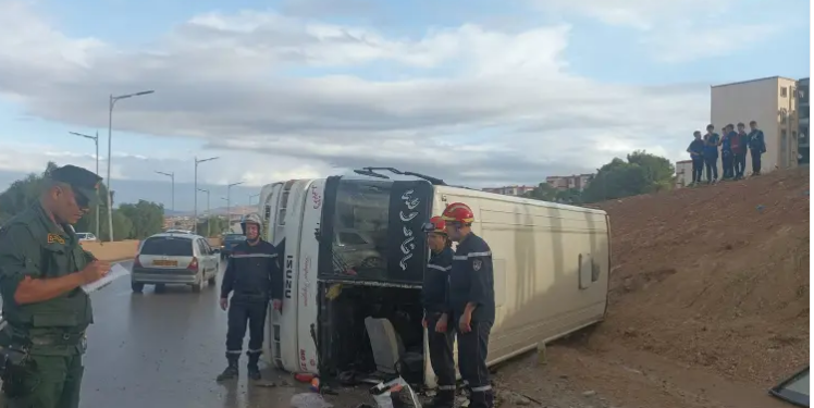 Автобусная авария в Тлемсене ранит 36 человек